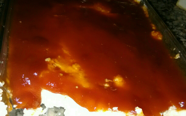 Torta de ricota com goiabada