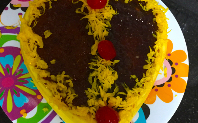 Cheesecake rápida de ricota com geléia