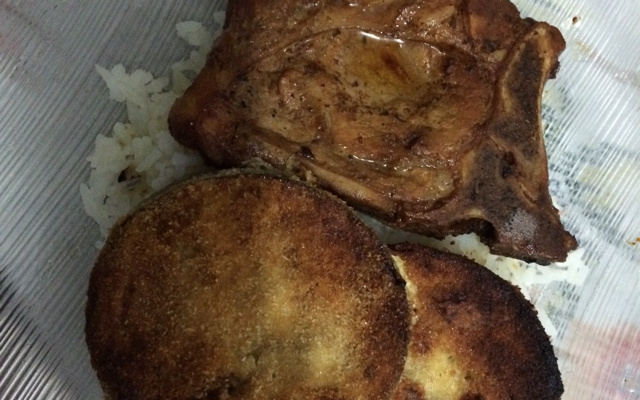 Bistequinha com laranja