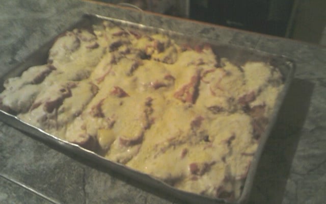 Filé de frango ao molho branco