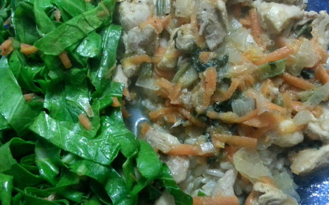 Peito de frango com salsão