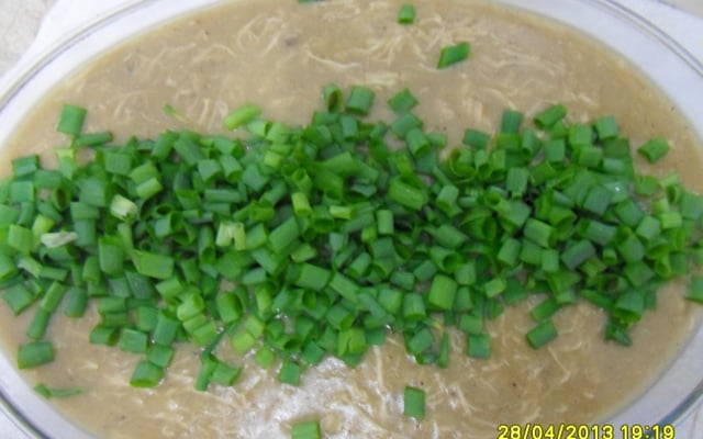Sopa de banana verde