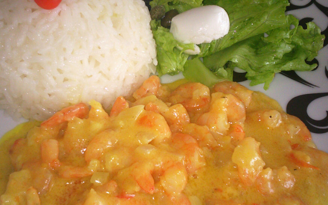 Camarão ao leite de coco