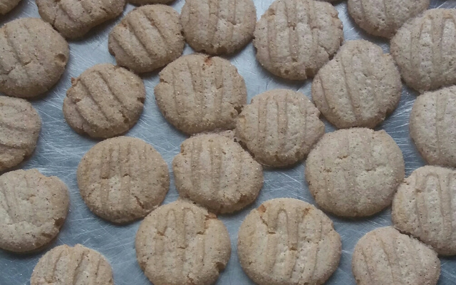 Bolachinha de nata amanteigada