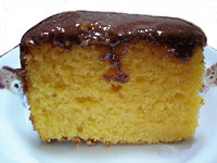 Bolo de cenoura da Cris