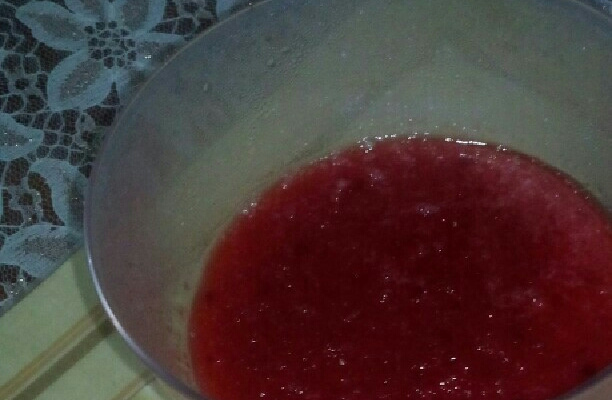 Geleia de pêssego no micro-ondas