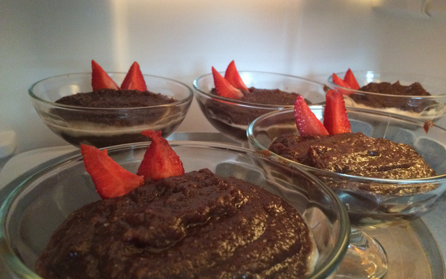 Doce de banana com chocolate