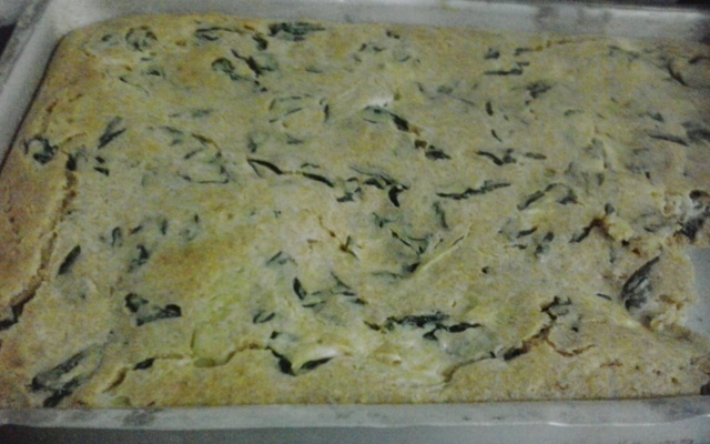 Torta de ricota com espinafre