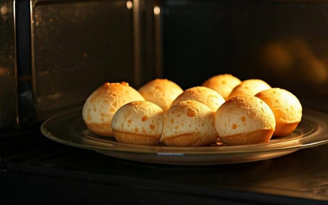 Pão de queijo de micro-ondas