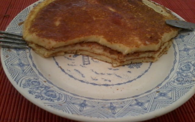 Panqueca leve da Polly