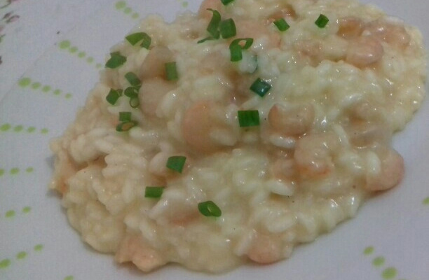 Risoto de camarão do Raul