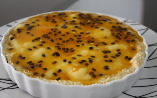 Torta mousse de maracujá