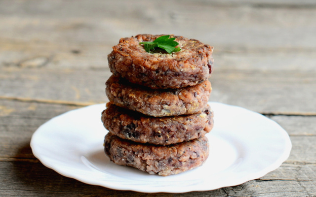 Hambúrguer funcional da tia Nina