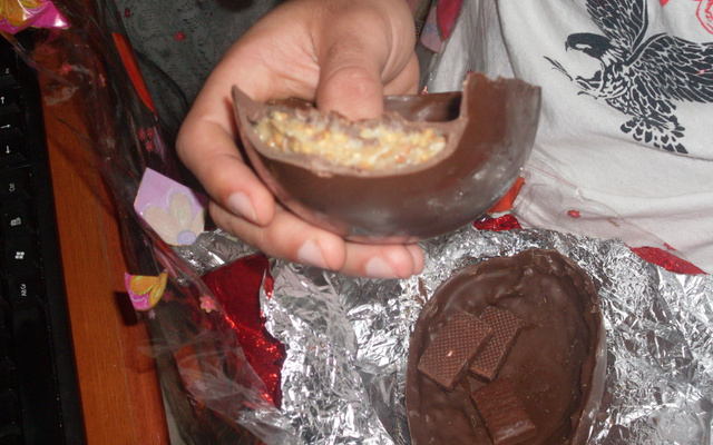 Ovo de páscoa recheado