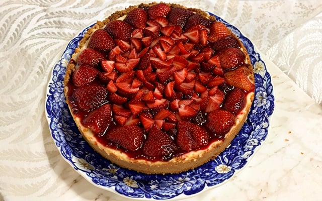 Cheesecake de morango