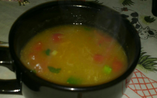 Caldo de mandioquinha