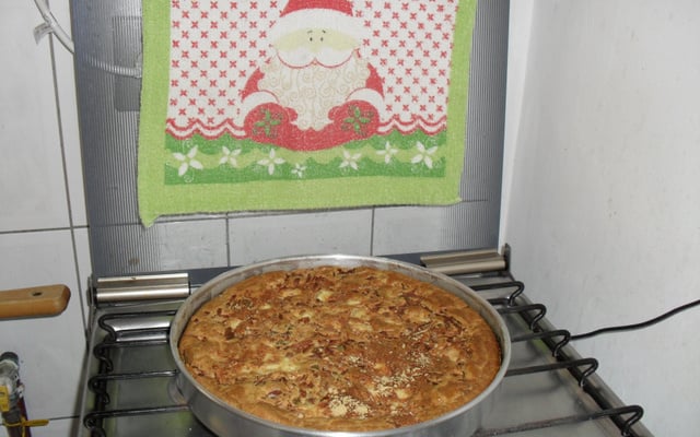 Torta de frango com milho