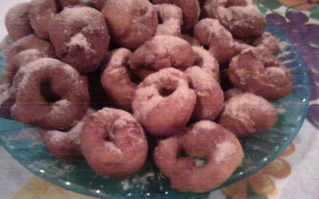 Rosquinhas de coco e canela