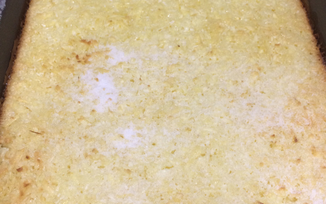 Bolo de mandioca baiano