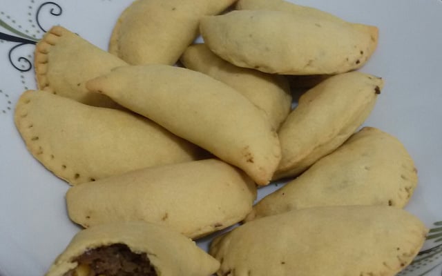 Pastel de fubá assado