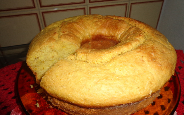 Bolo de laranja com casca diet