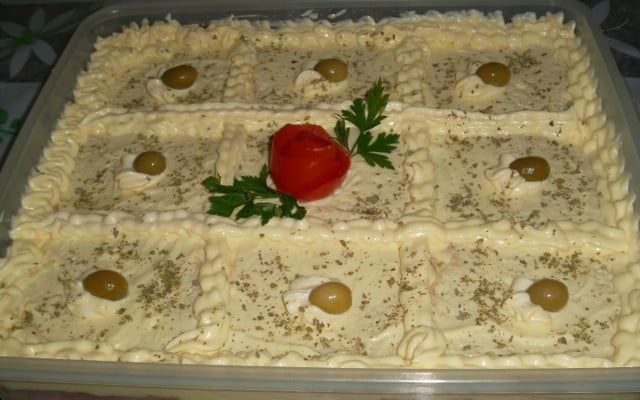 Torta gelada de atum
