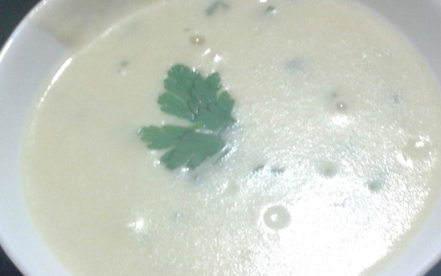 Caldinho de batata e cebola