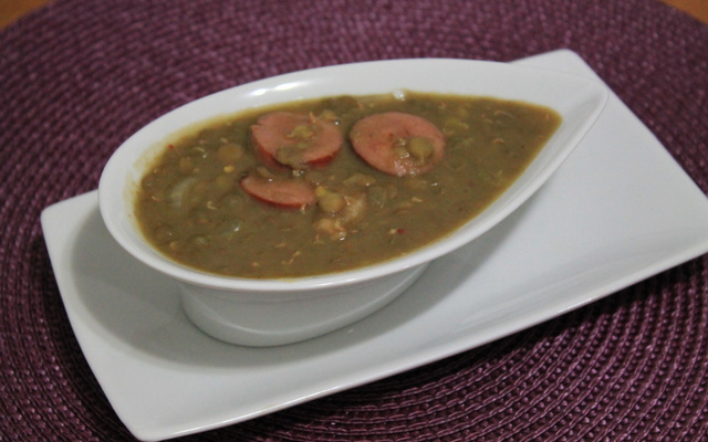 Cazuela de Lentilha com Linguiças