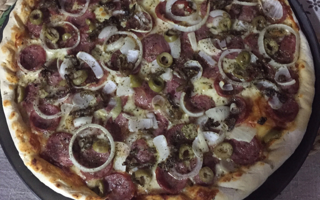 Massa para pizza (ideal para forno a lenha)