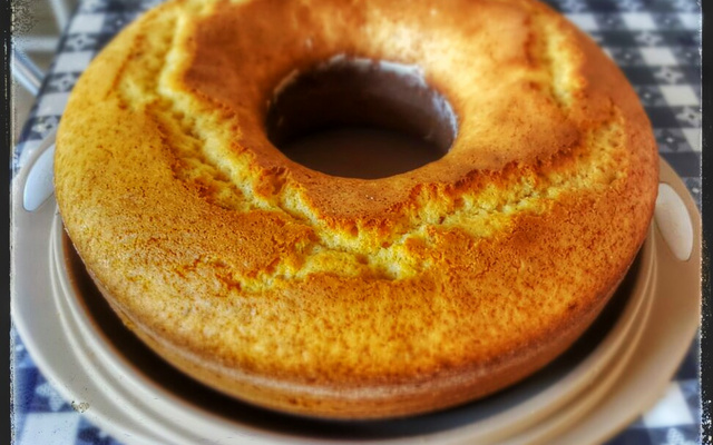 Bolo de fubá delicioso