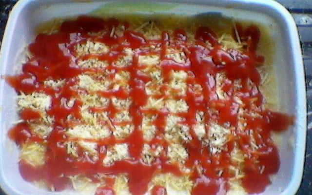 Escondidinho de calabresa