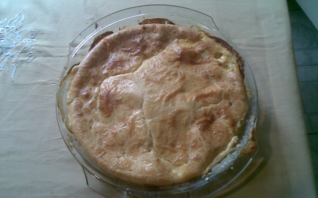 Torta de frango de liquidificador