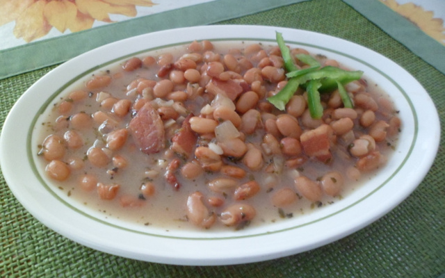 Feijão cozido e delicioso