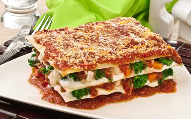 Lasanha de Legumes ao Salsaretti Ricota