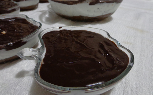 Cupcake Gelado de Nutella