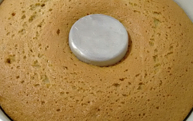 Bolo de aveia com laranja