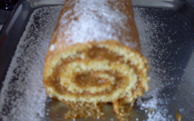 Rocambole de doce de leite