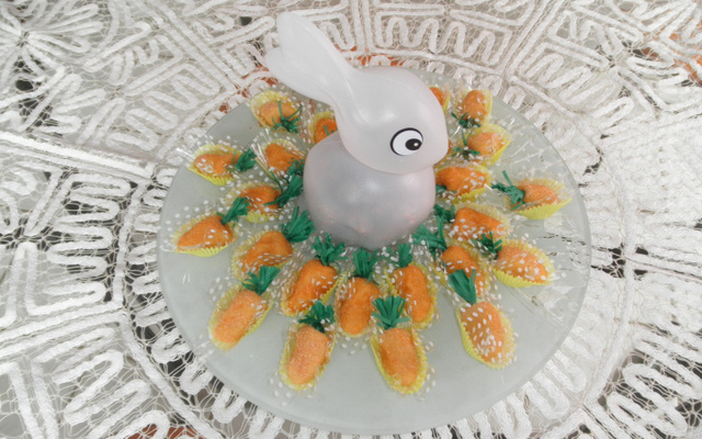 Docinhos de cenouras - cenourinhas de Páscoa