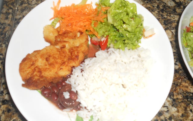 Filé de frango à milanesa