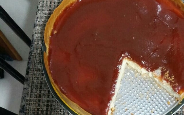 Cheesecake Romeu e Julieta