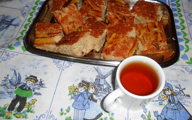 Bolo de banana prático