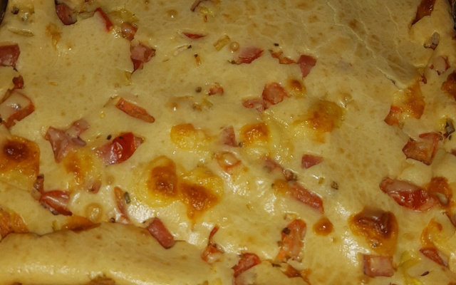 Torta de Presunto e queijo (bauru)