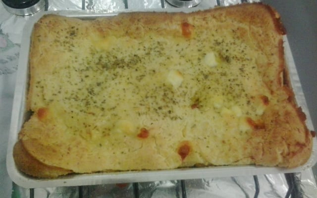 Torta de frango de liquidificador