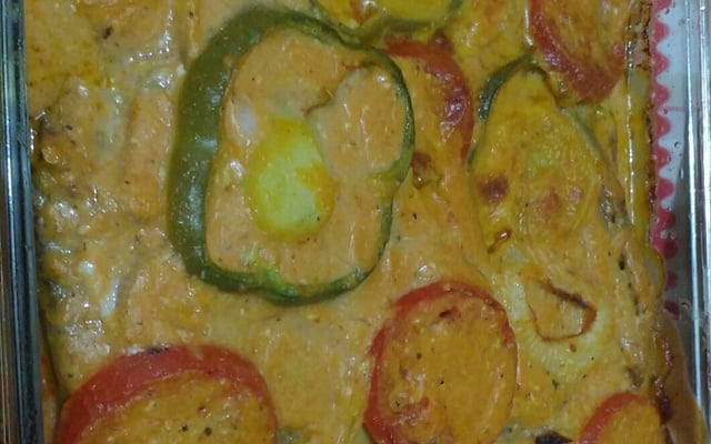 Filé de peixe ao forno