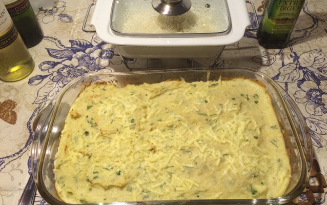 Souflé de Páscoa de bacalhau