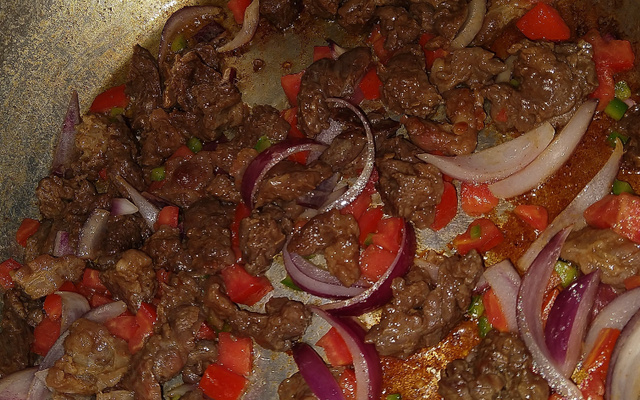 Petisco de carne prático