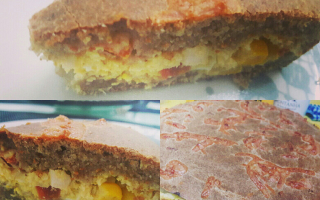 Torta de frango com requeijão