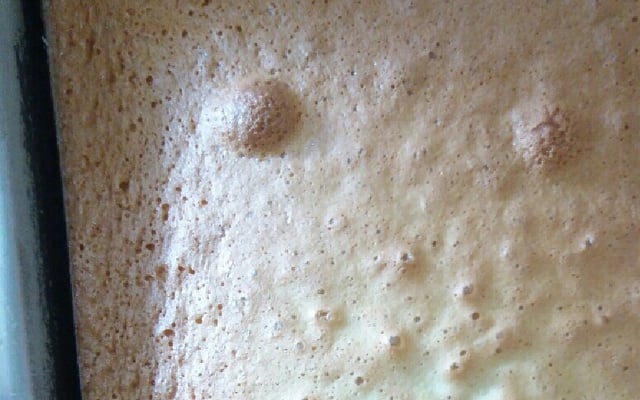 Massa básica de bolo sem margarina