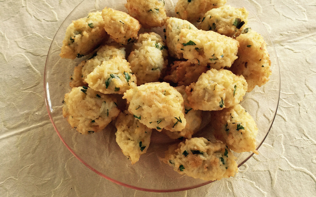 Bolinho de arroz sequinho