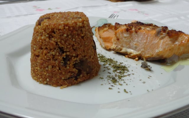 Quinoa ao molho funghi